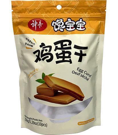 神丹零食鸡蛋干-五香 150g  Egg Curd Five Spices 保质期：04/06/2024