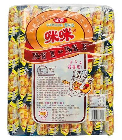 咪咪蟹味粒-40袋装 40*20g  Crab Flavoured Snacks  保质期:13/10/2024