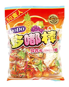 徐福記多嘟棒綜合果味(50支)475g  DODO Lollipop Mixed Fruit Flavour 保质期：29/10/2025