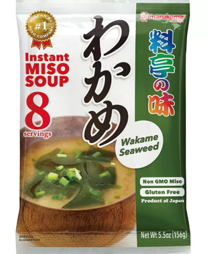 丸米牌料亭即食味噌汤海带 8人份 152g Marukome Instant Miso Soup Wakame Seaweed (8 Servings) 保质期：