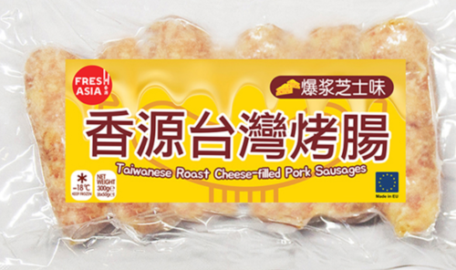 香源台湾爆浆芝士烤肠 300g Taiwanese Roast Cheese-filled Pork Sausages