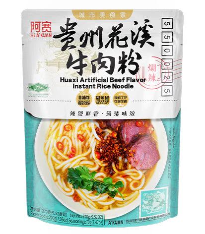 阿宽贵州花溪牛肉粉270g Huaxi Rice Noodle-Beef Flavour 保质期：07/10/2024