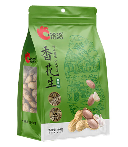 洽洽带壳花生-蒜香味408g CC Peanut in Shell- Garlic 保质期：30/11/2024