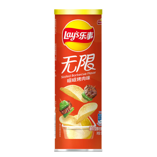 乐事薯片-滋滋烤肉味-桶90g Lay's Potato Chip- BBQ (Tube) 保质期：16/11/2024