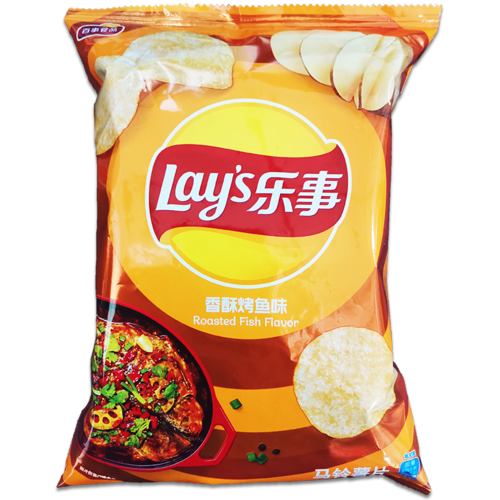 乐事薯片香酥烤鱼味 70g Lays Potato Chip-Roasted Fis保质期：15/09/2024