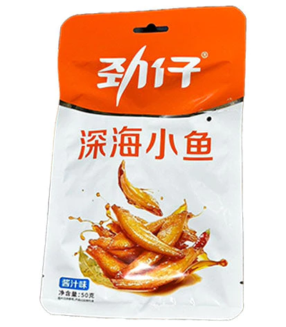 劲仔深海小鱼-酱汁味50g JZ Ocean Little Fish -Sauce  保质期：16/09/2024