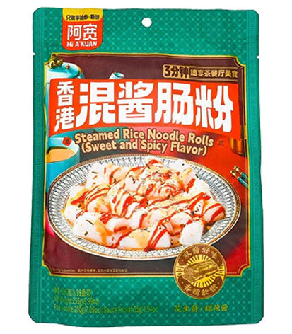 阿寛混酱肠粉袋装 AK Noodle Rolls-Sweet Spicy保质期：07/09/2024
