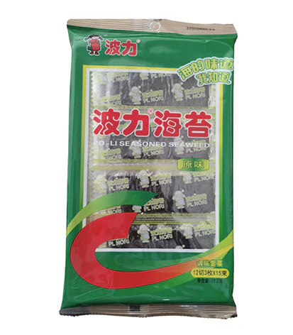 波力海苔-原味11.2g PL Seasoned Seaweed 保质期：15/01/2025